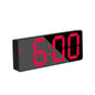Smart Alarm Clock Bedside Table Led Alarm Clock Digital Children'S Electronic Alarm Clock Curved Screen Mirror Temperature