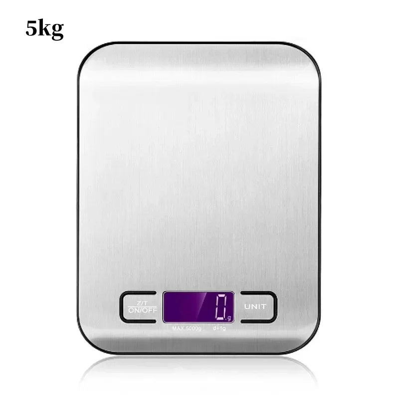 1Pc Digital Kitchen Scale Stainless Steel Food Pocket Scale LCD Display Precision Electronic Jewelry Scale Kitchen Gadgets